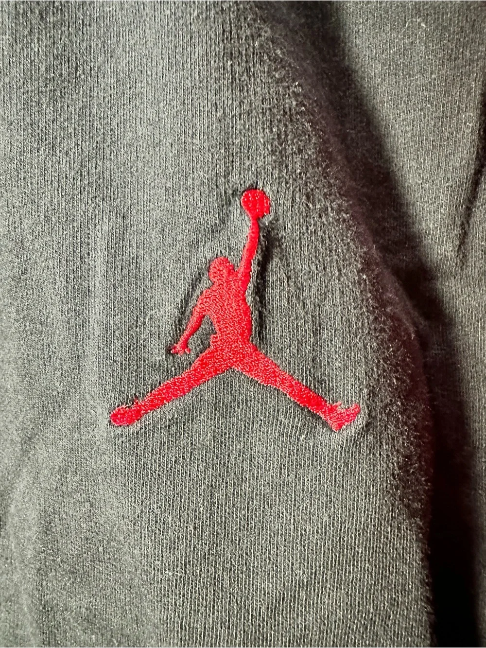 Air Jordan 23 True 3/4 Sleeve Raglan Baseball Tee Black/Gym Red